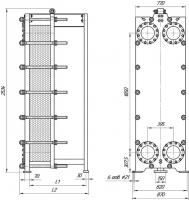 Пластинчатый теплообменник ЭТРА ЭТ-130 купить на TEPLOOBMENNIC.RU