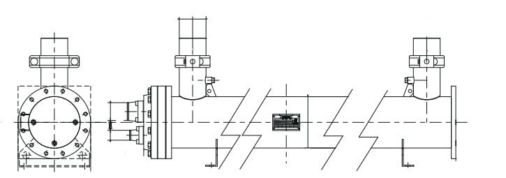 Схема кожухотрубного испарителя Alfa Laval DEQ 645 