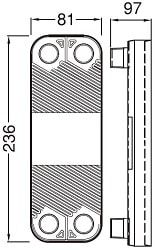 Паяный теплообменник HISAKA BX-05