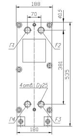 Габаритный чертёж ТПлР S11 IS.02.